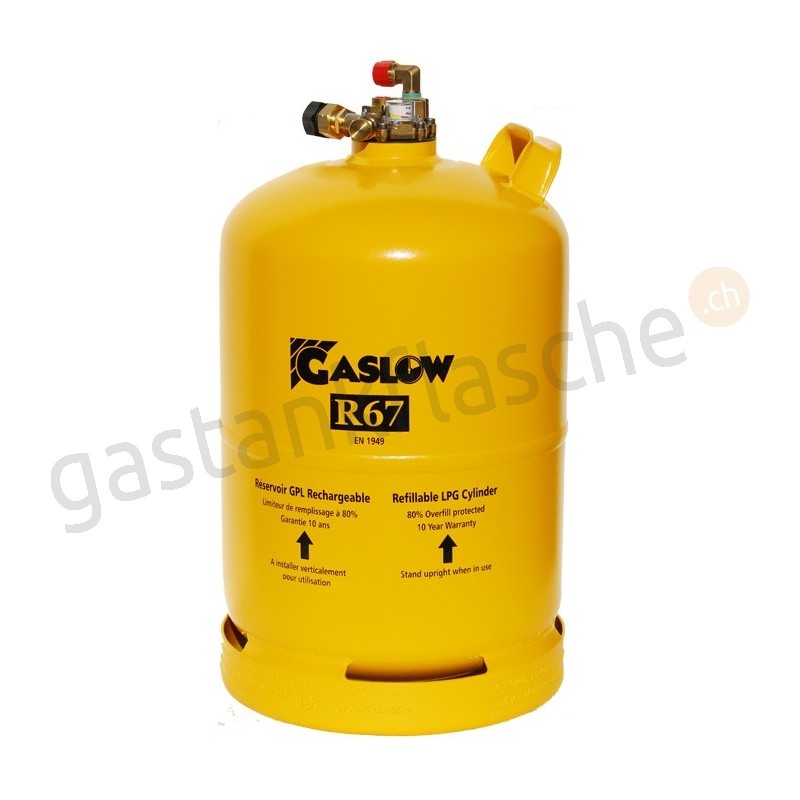 Gaslow Gasflasche 11 Kg aus Stahl