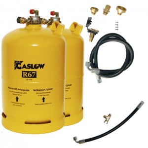 Gaslow 2-Tankflaschensystem 6kg/11kg